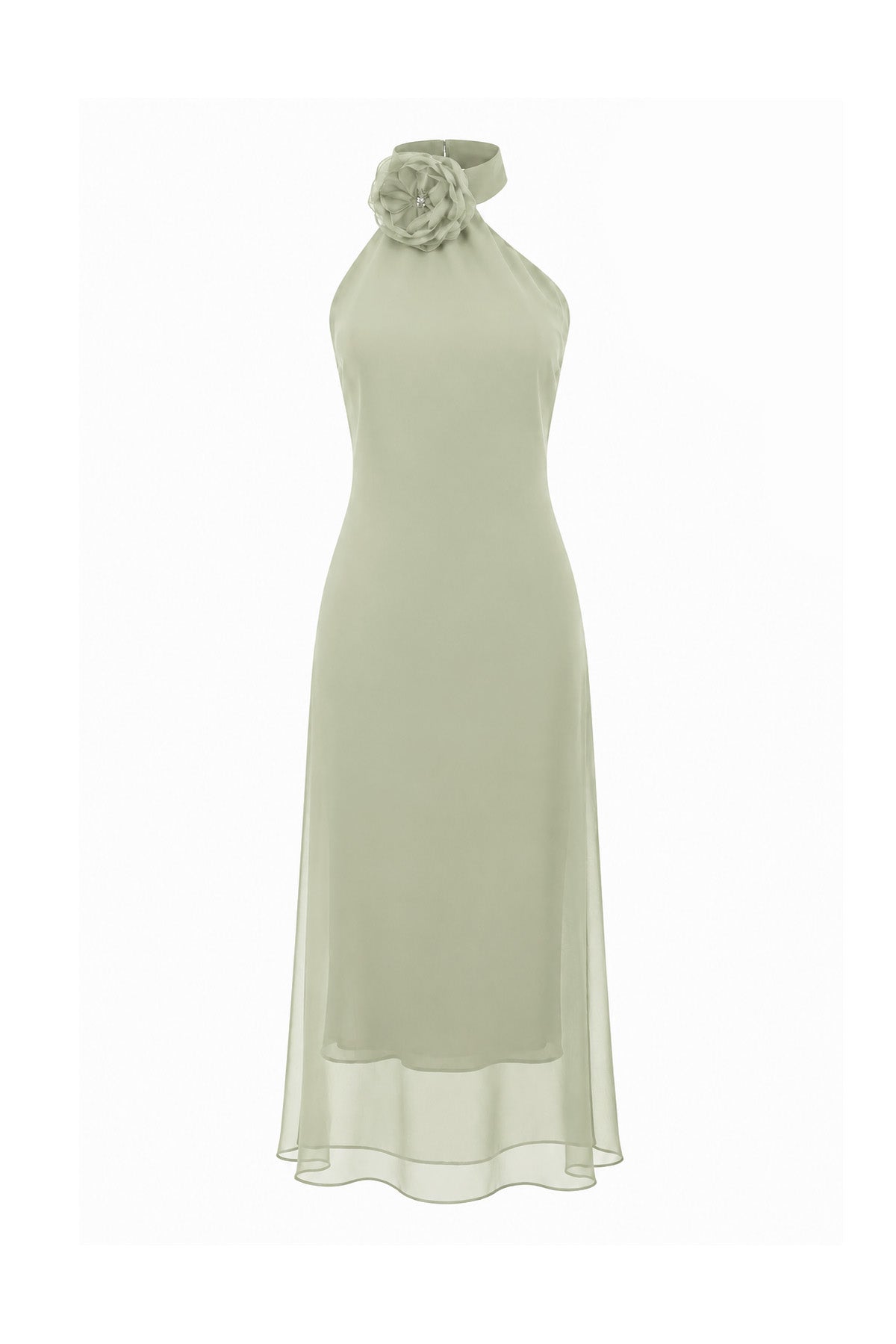 Celadon Green Florellia Midi Dress