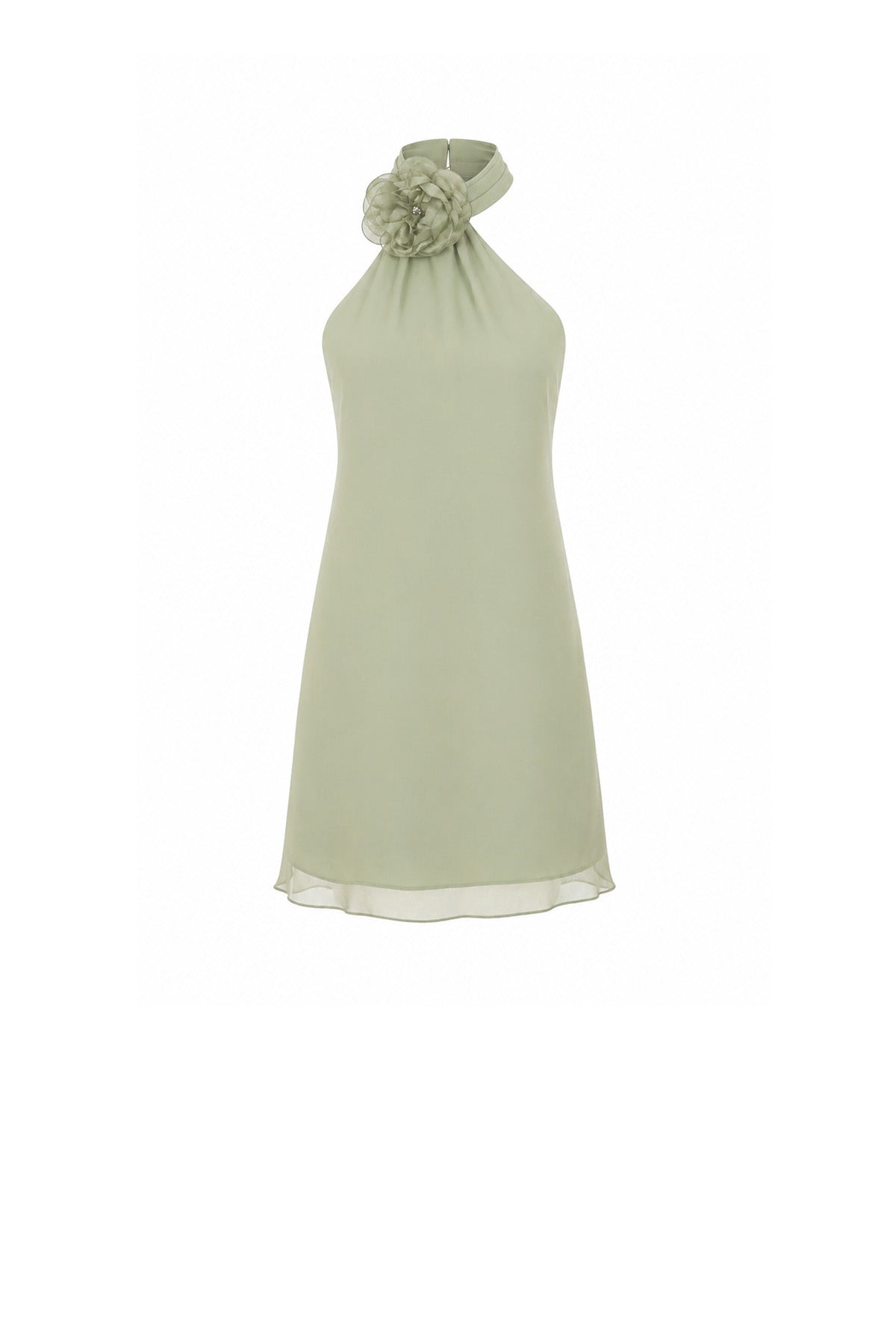 Celadon Green Florellia Mini Dress