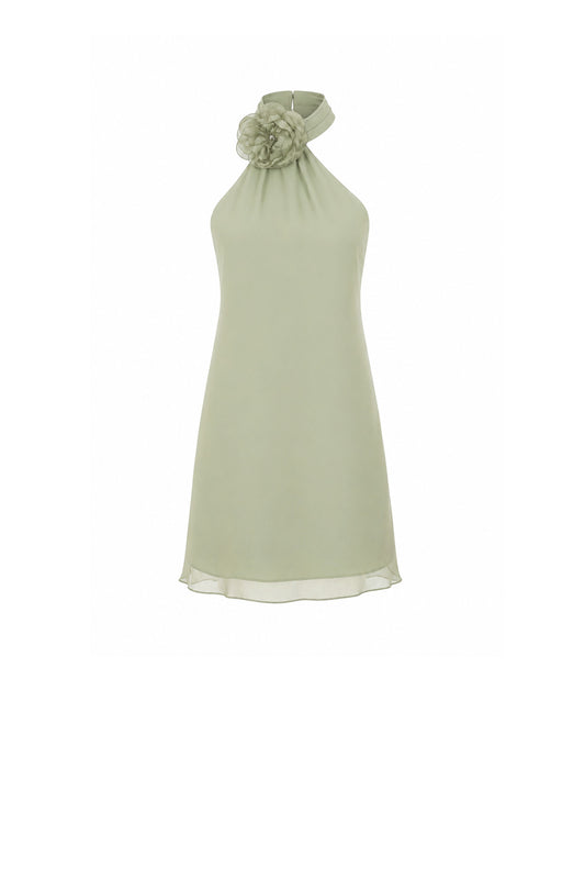 Celadon Green Florellia Mini Dress